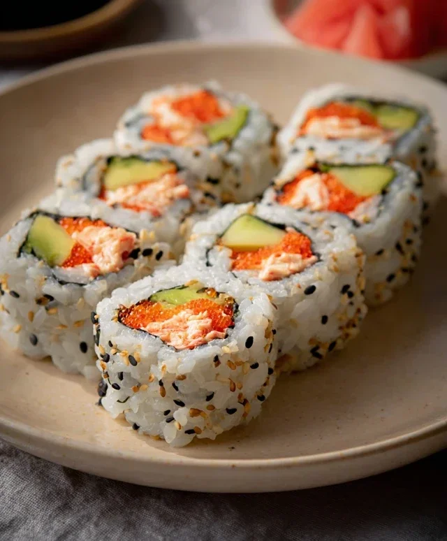 Kani Sushi (Spicy Crab Roll)