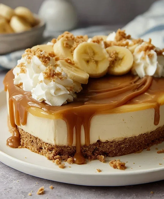 No-Bake Banoffee Cheesecake