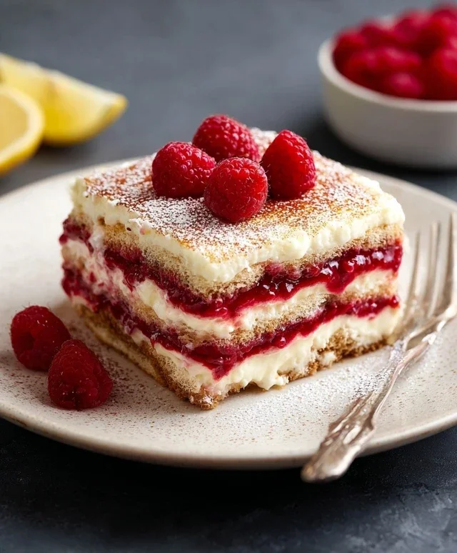 Raspberry Tiramisu