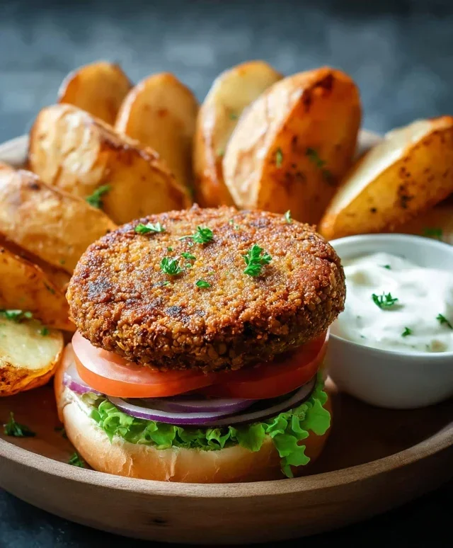 Easy 6-Ingredient Lentil Burgers