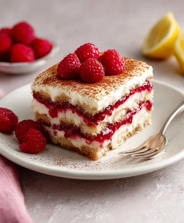 Raspberry Tiramisu