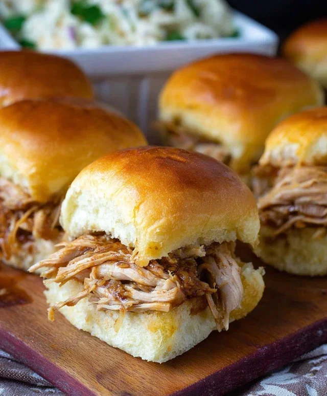 Crock Pot Mississippi Chicken Sliders