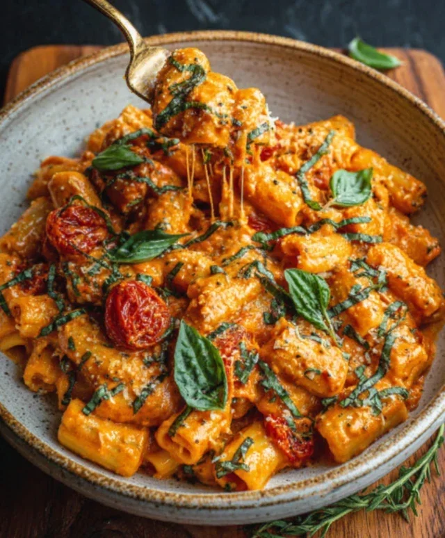 Creamy Tomato Garlic Pasta