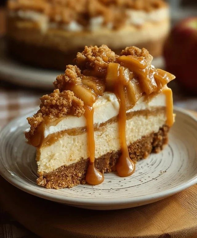 No bake Apple pie cheesecake
