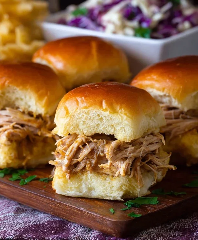 Crock Pot Mississippi Chicken Sliders