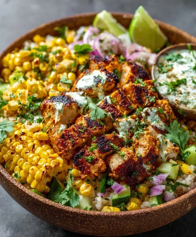 Tasty Street Corn Chicken Bowl