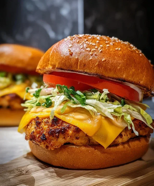 Ground Chicken Smash Burgers