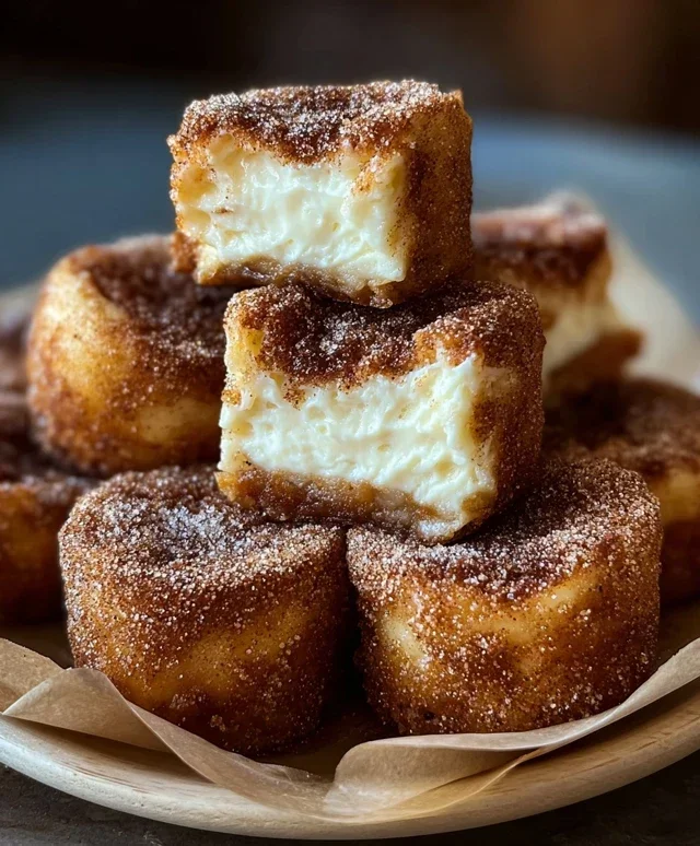 Churro Cheesecake Bites