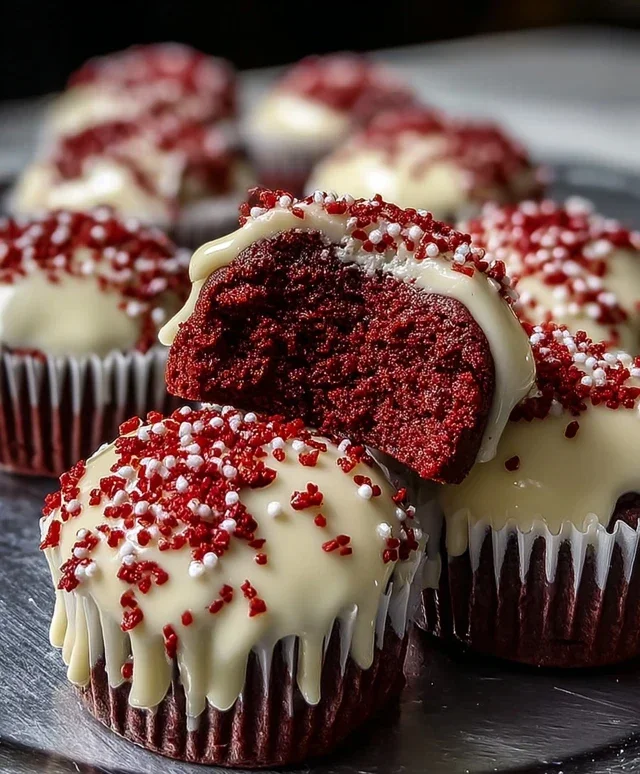 Cookies & Cream Red Velvet Bites