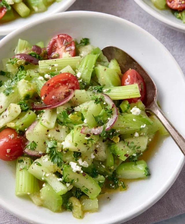 Mediterranean Celery Salad