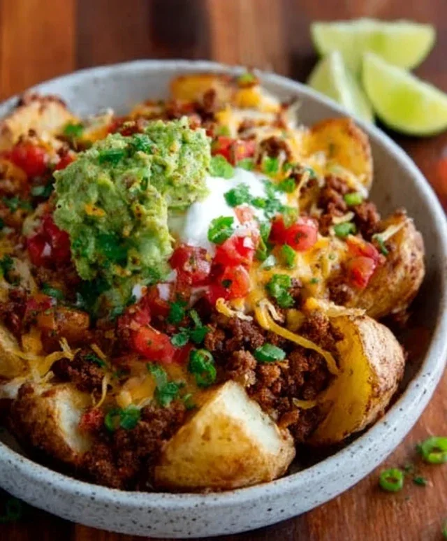 Loaded Potato Taco Bowl