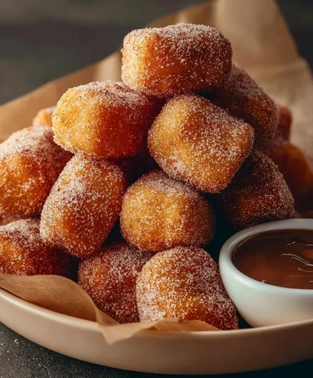 Sweet Air Fryer Churro Bites Recipe