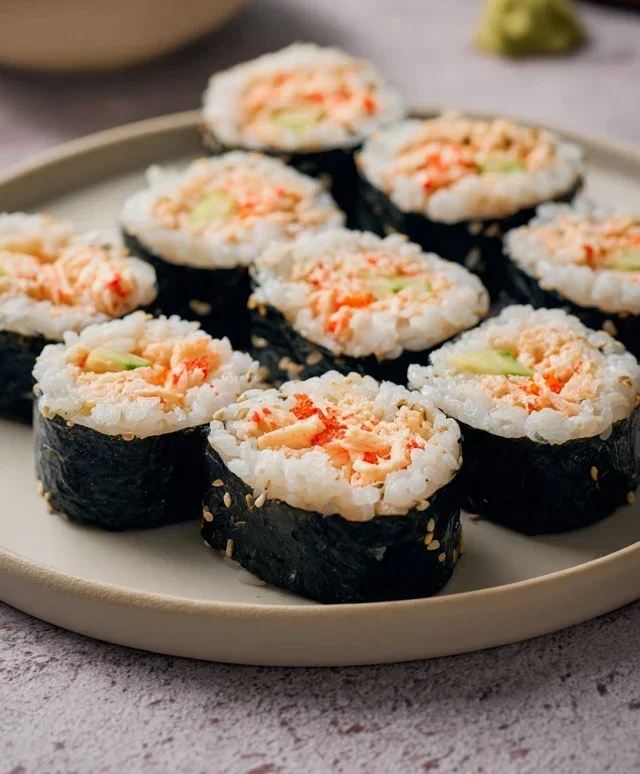 Kani Sushi (Spicy Crab Roll)