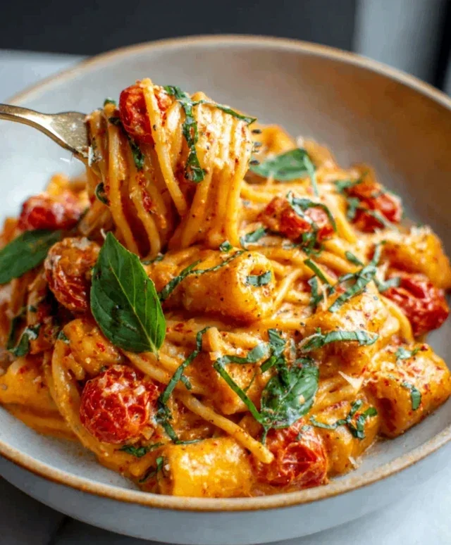 One Pot Creamy Garlic Pasta (Just 20 Minutes!)