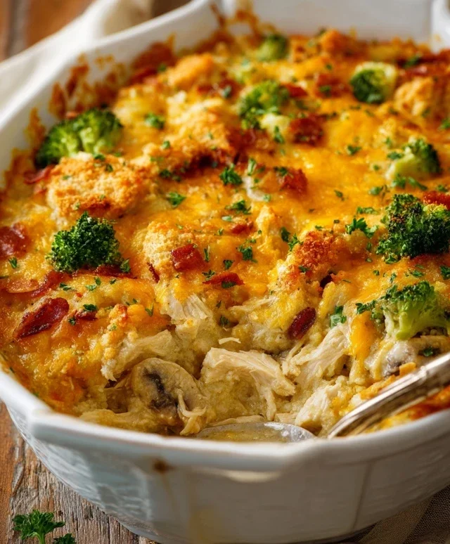Easy Low Carb Chicken Casserole