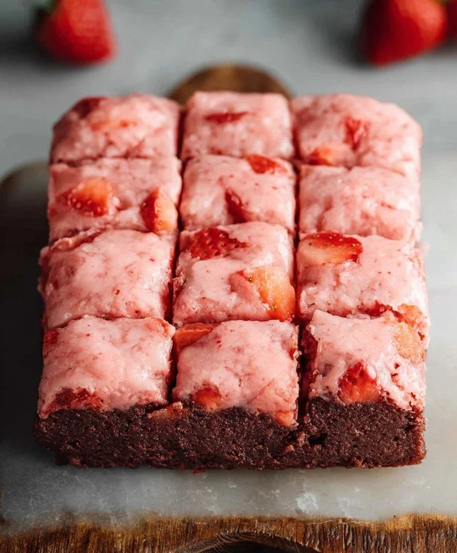 Strawberry Brownies