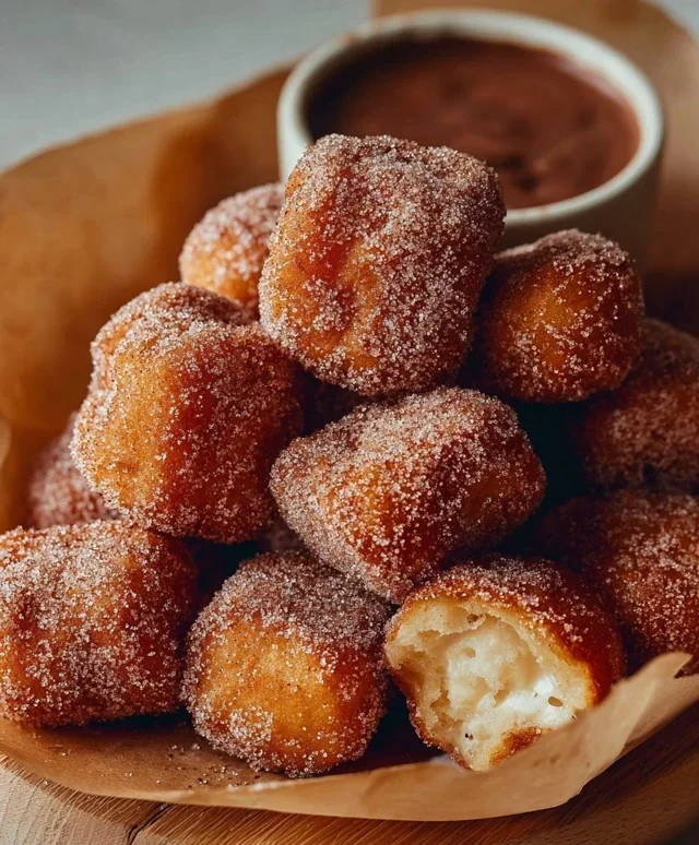 Sweet Air Fryer Churro Bites Recipe