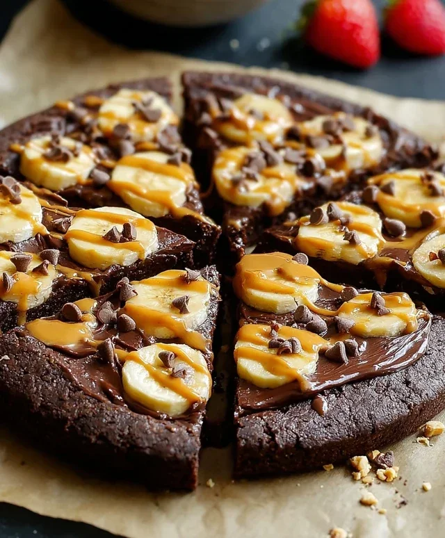 Chocolate Peanut Butter Pizza