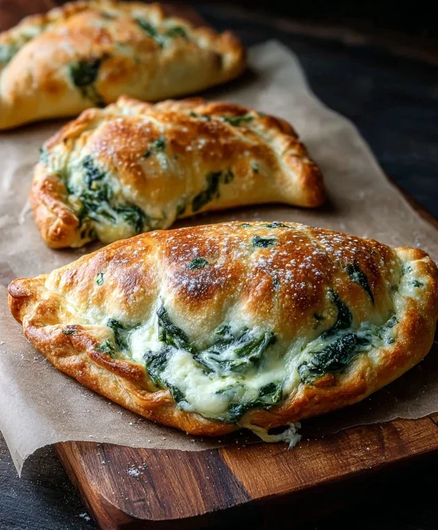 Ricotta Spinach Calzones