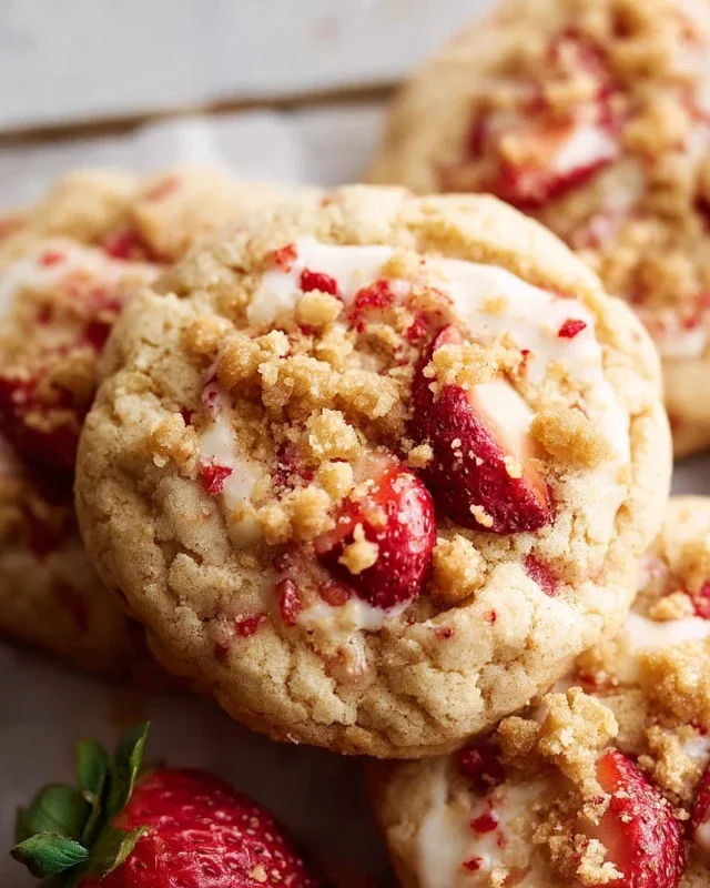 Strawberry Shortcake Cookies
