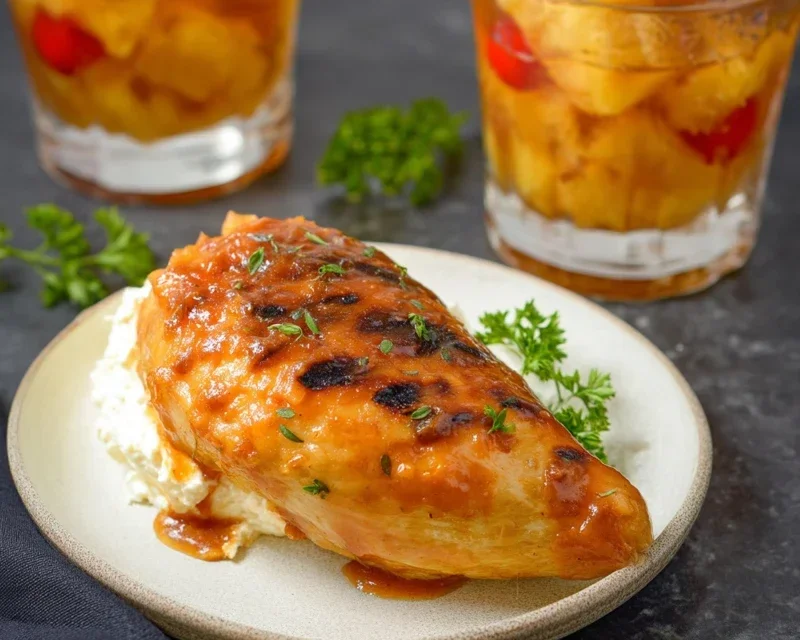 Easy Grilled Asian Chicken Skewers with Honey Garlic Sauce