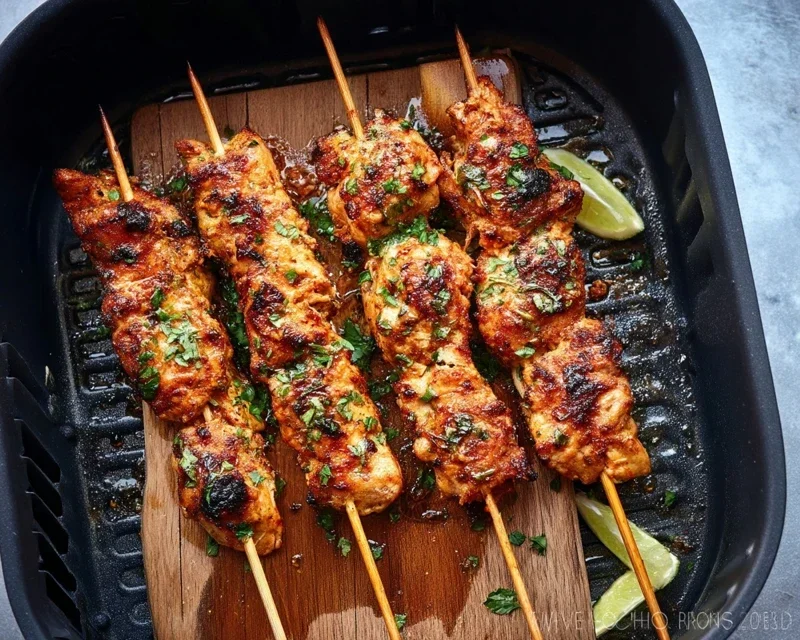 Bang Bang Chicken Skewers