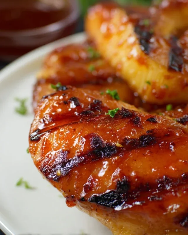 Easy Grilled Asian Chicken Skewers with Honey Garlic Sauce
