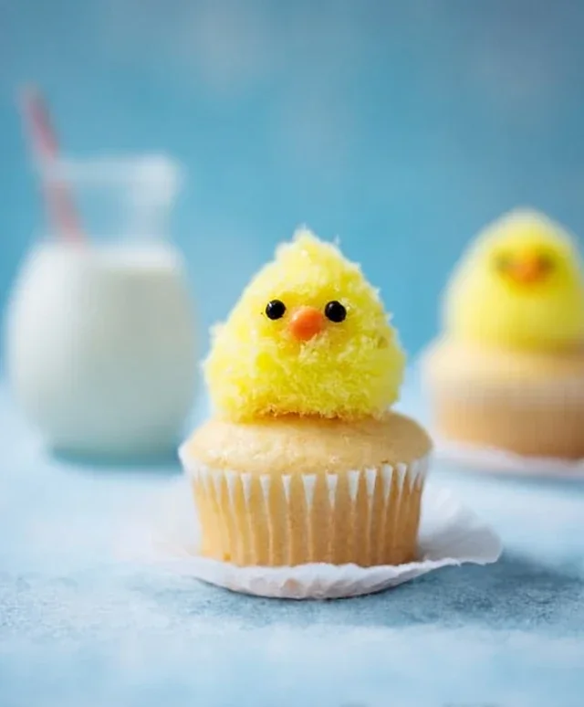 Easter Chick Cupcakes
