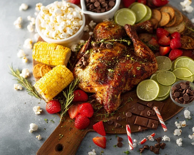 Grilled Honey Buffalo Chicken Thighs