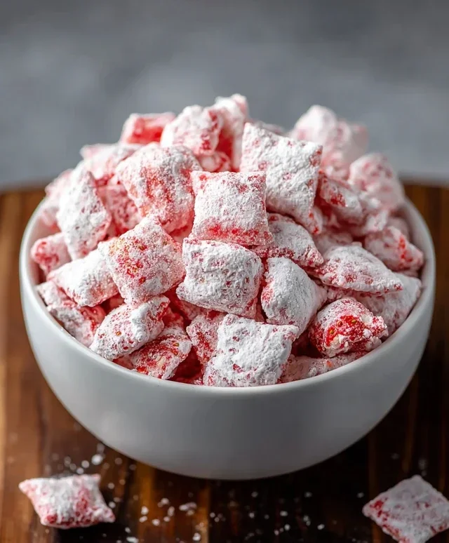 Strawberry Shortcake Puppy Chow