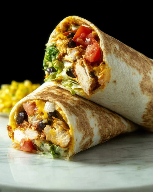 Chipotle Ranch Grilled Chicken Burrito