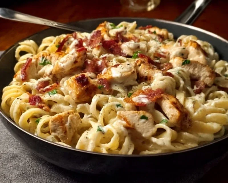 Chicken Beef Beef Bacon Ranch Pasta