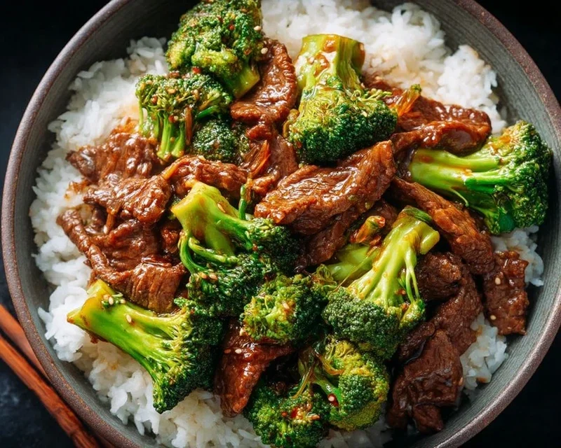 Chinese Beef and Broccoli (牛肉炒西兰花)
