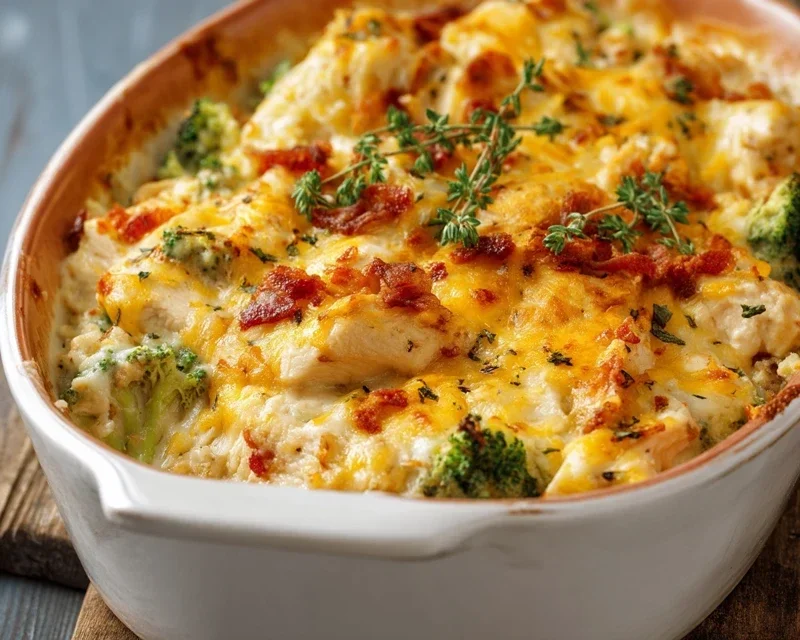 Easy Low Carb Chicken Casserole