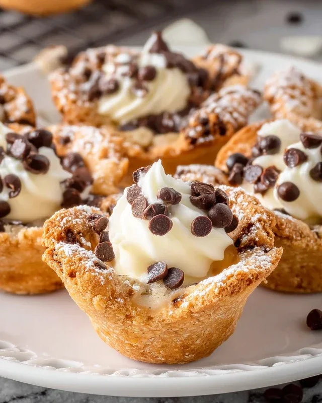 Mini Cannoli Cups