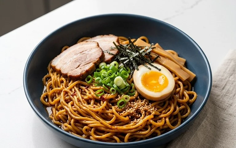 Easy Saucy Ramen Noodles