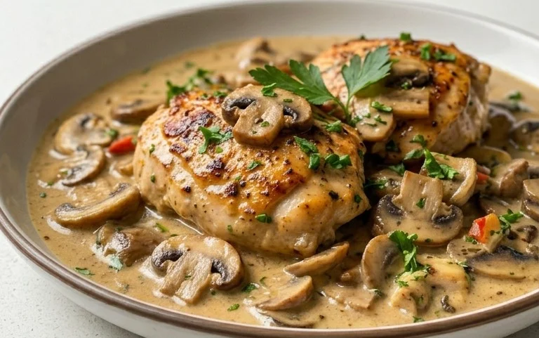 Creamy Mushroom Chicken Recipe