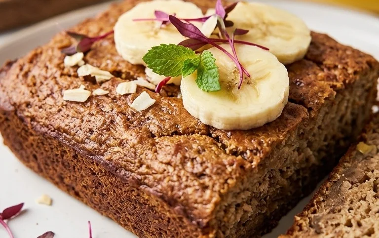 Healthy 5-Ingredient Flourless Banana Bread