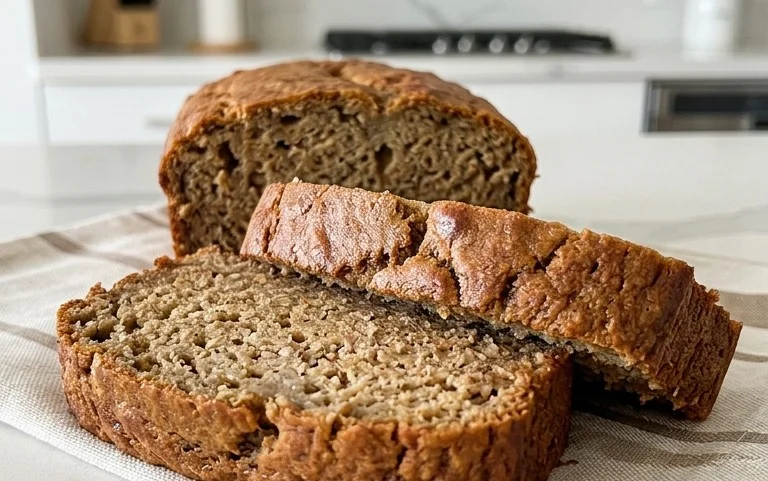 Healthy 5-Ingredient Flourless Banana Bread