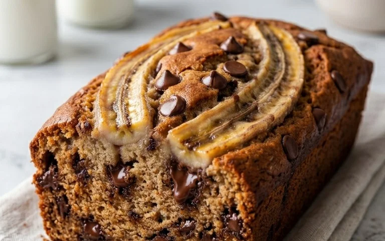 Easy Chocolate Chip Banana Bread