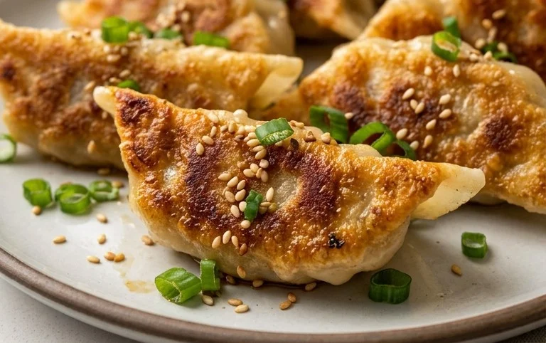Chicken Potstickers (Pan Fried Dumplings)