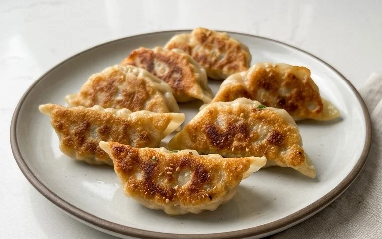 Chicken Potstickers (Pan Fried Dumplings)
