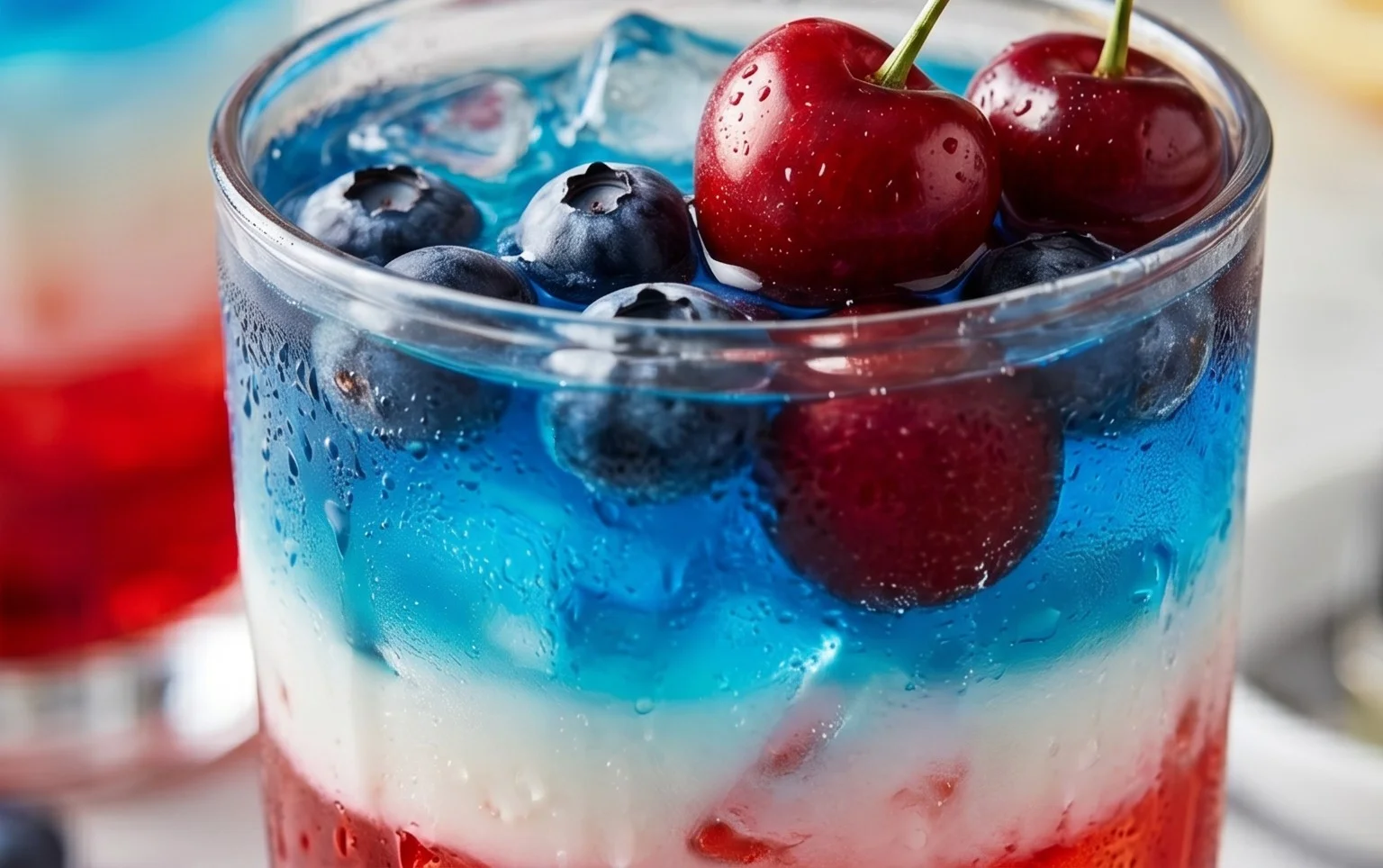July 4th Layered Drinks Recipe