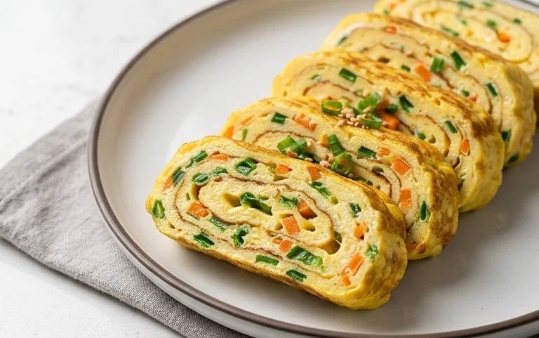 Gyeran Mari (Korean Rolled Omelette)