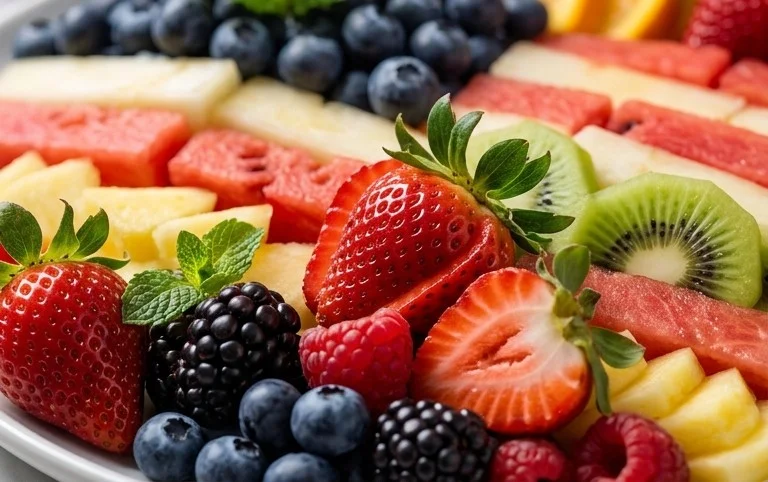 4th of July Fruit Platter Idea | How to Make an American Flag
