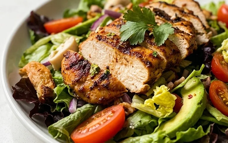 Peruvian Grilled Chicken Salad