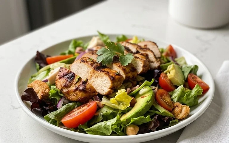 Peruvian Grilled Chicken Salad