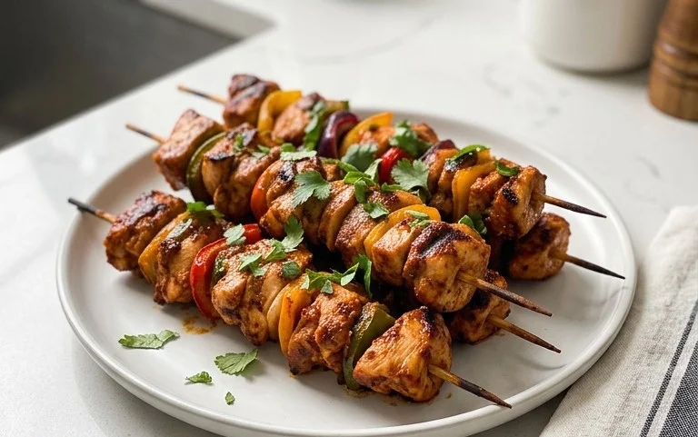 Mexican Barbecue Chicken Skewers