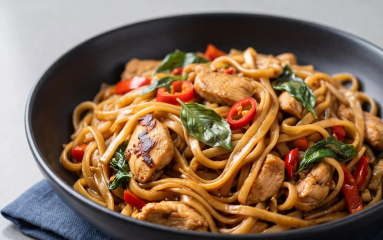 Drunken noodles