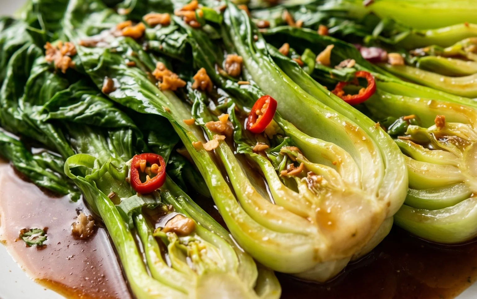 Bok Choy with Oyster Sauce